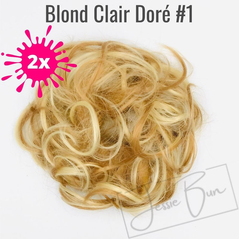 Postiche Chignon Flou - Blond Clair Doré #1