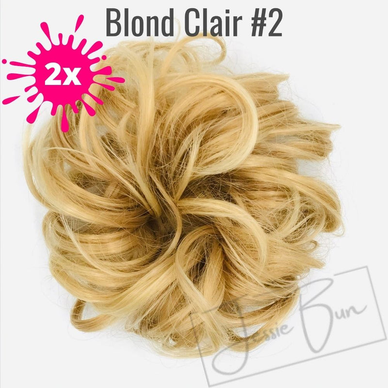 Pack 2 PCS - Postiche Chignon Flou - Blond Clair #2