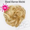 Postiche Chignon Flou - Blond Marron Méché