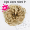Postiche Chignon Flou - Blond Violine Méché #4