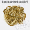 Postiche Chignon Flou - Blond Clair Doré Méché #2