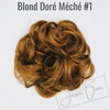 Postiche Chignon Flou - Blond Doré Méché #1