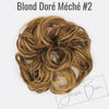 Postiche Chignon Flou - Blond Doré Méché #2