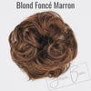 Postiche Chignon Flou - Blond Foncé Marron