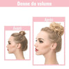 Pack 2 PCS - Postiche Chignon Flou - Blond Foncé #1